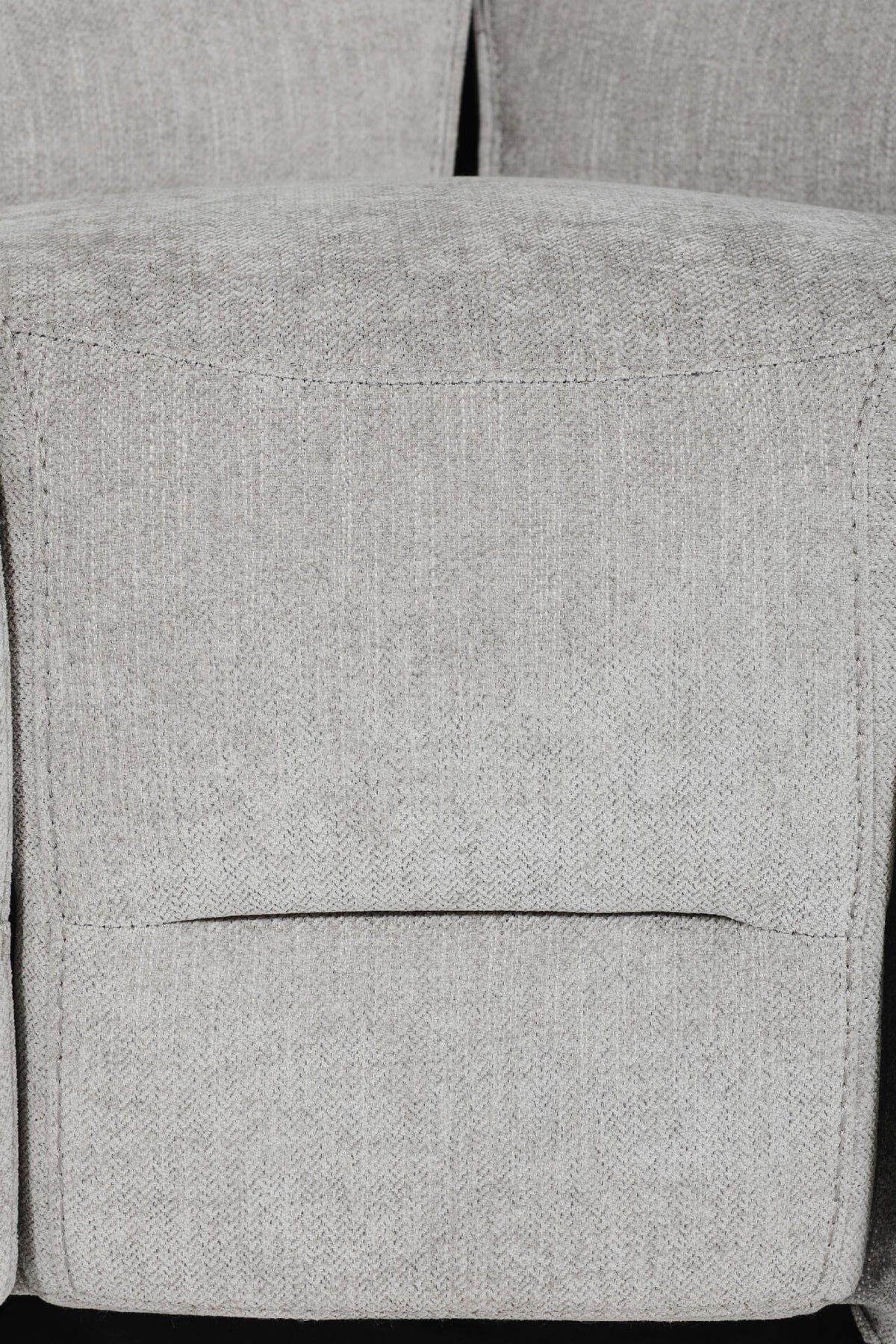 Eloise Corner Manual Recliner Sofa - Grey