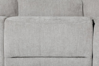 Eloise Corner Manual Recliner Sofa - Grey