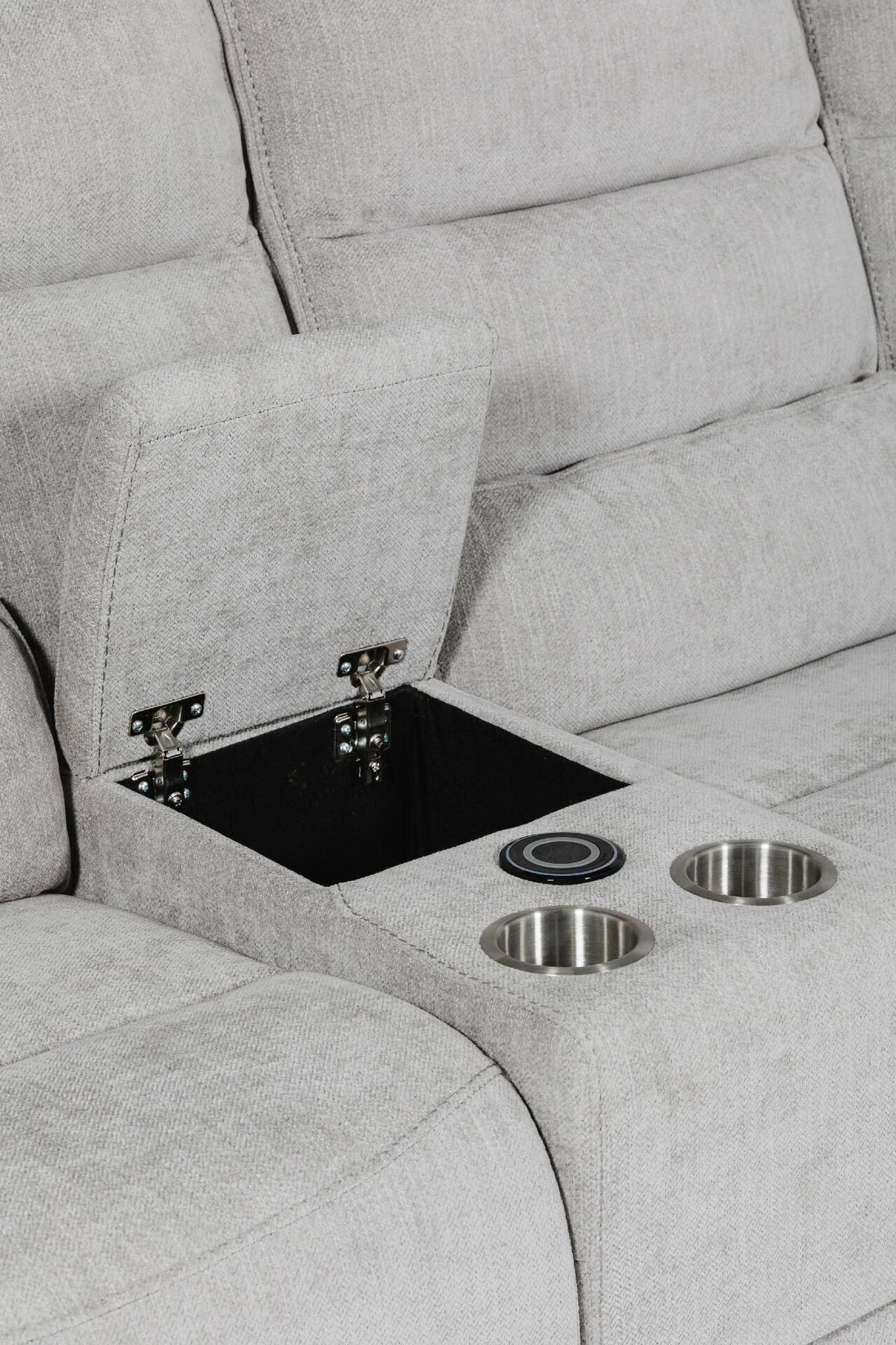 Eloise Console Sectional - Grey