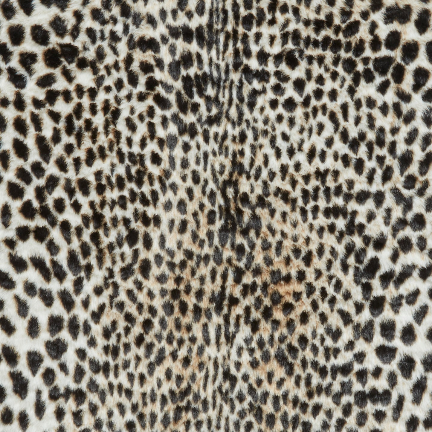 Faux Fur Rug - Cheetah Print Brown/White
