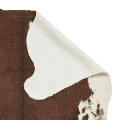 Faux Fur Rug - Cow Print Brown/White