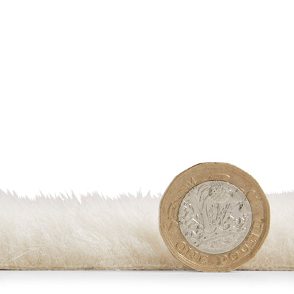 Faux Fur Rug - Leopard Print Brown/White