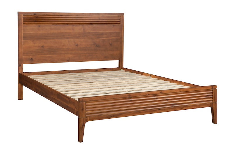 Francesca Bed Frame - Walnut - Multiple Sizes