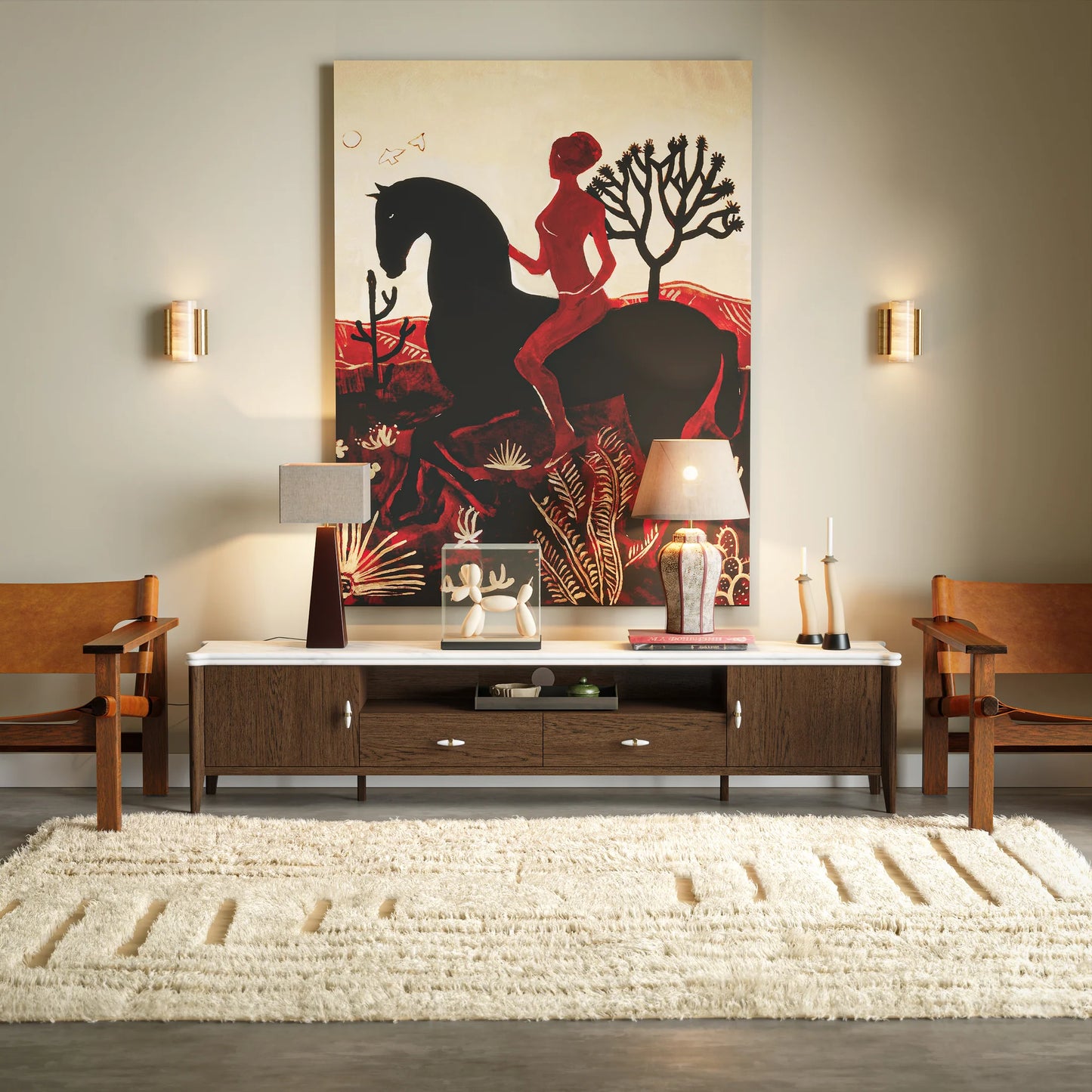 Florence TV Unit - Brown - Multiple Sizes
