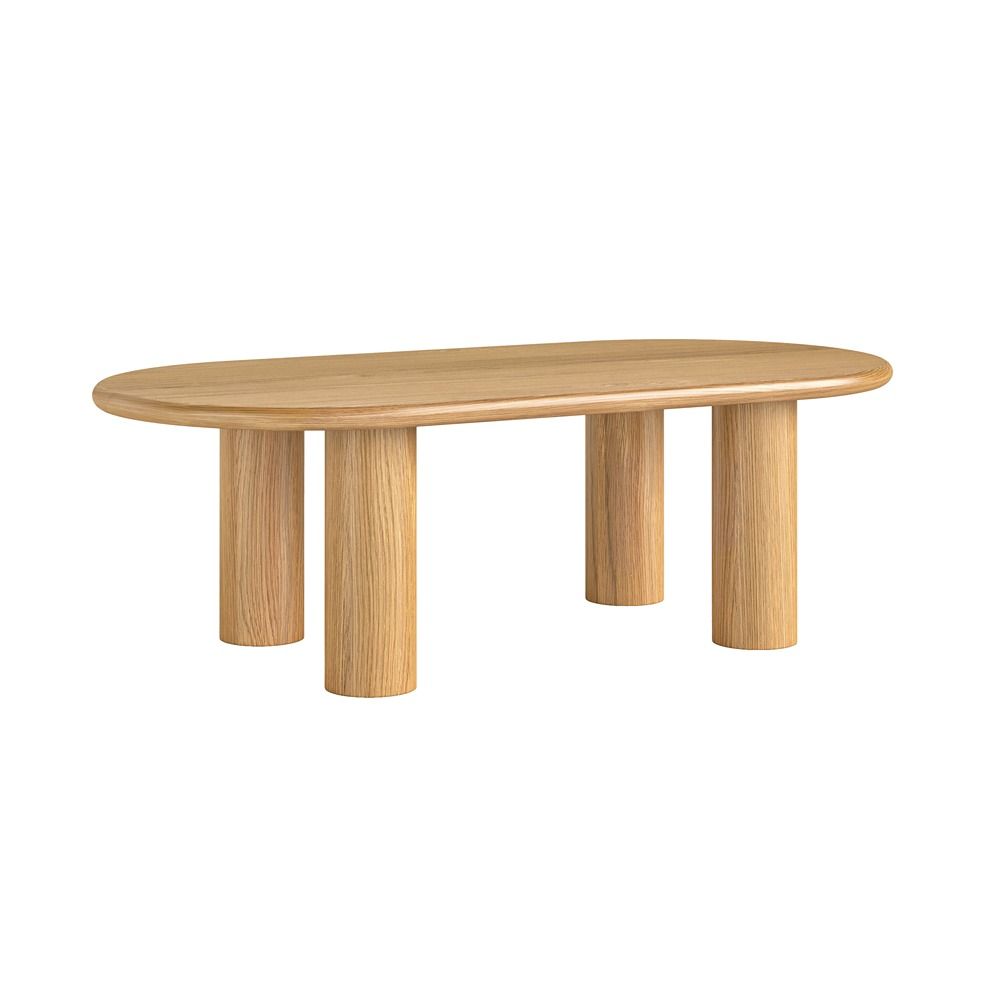 Como Oval Coffee Table - Oak