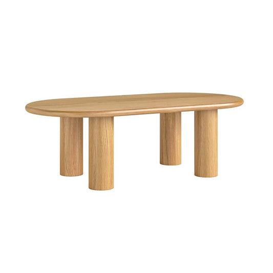 Como Oval Coffee Table - Oak