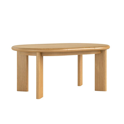 Como Round to Oval Extendable Dining Table - Oak