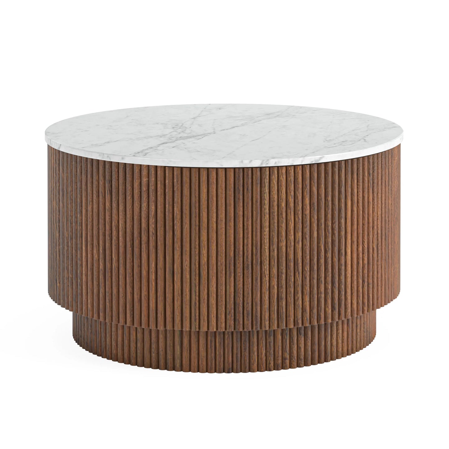 Harvard Coffee Table - Walnut w/ Marble Top