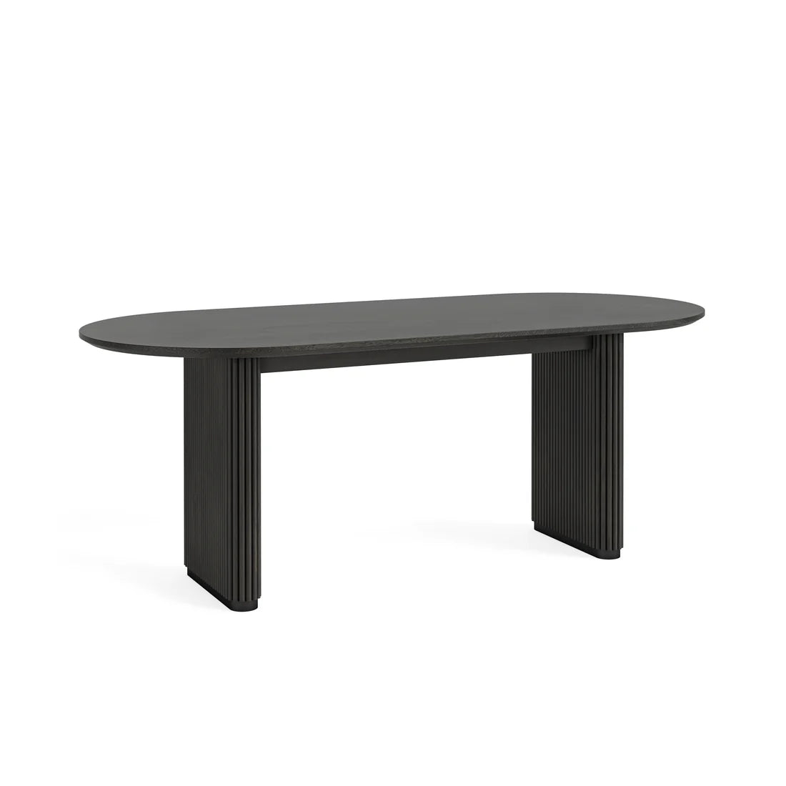 Lucas Oval Dining Table - Black