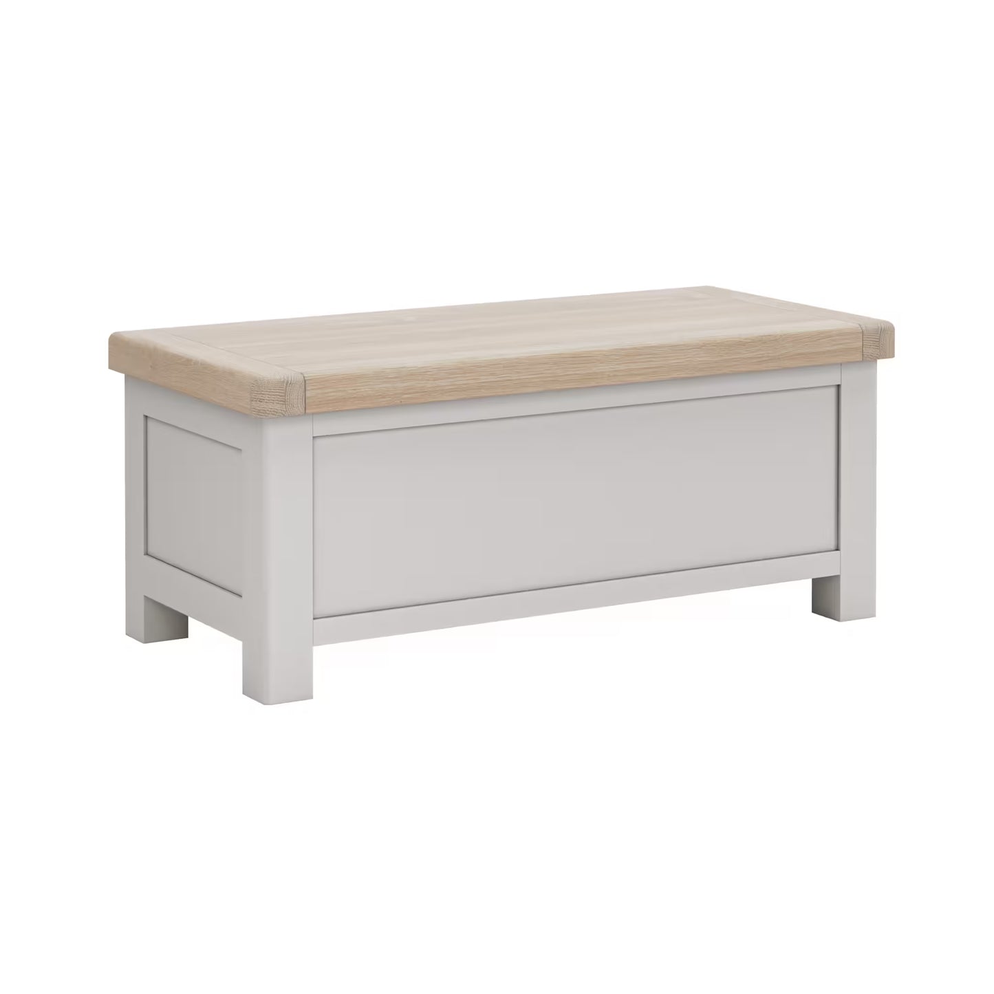 Salcombe Blanket Box - Light Grey