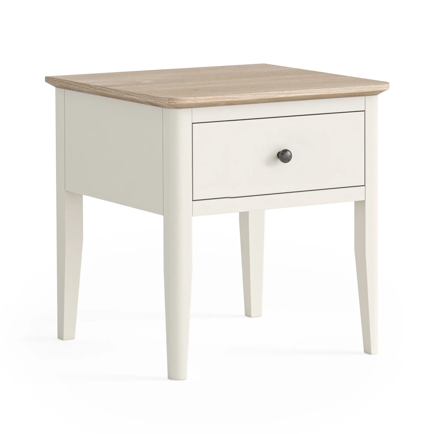 Marlow Lamp Table - Coconut Milk