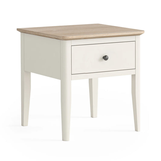 Marlow Lamp Table - Coconut Milk