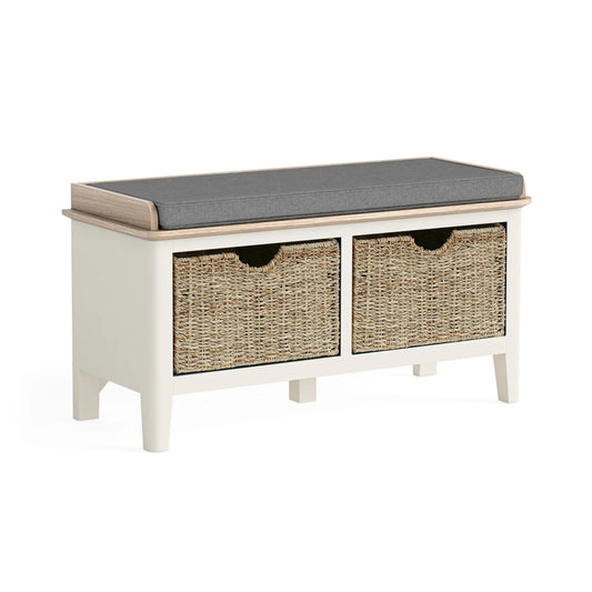 Marlow Storage Bench - Coconut Milk