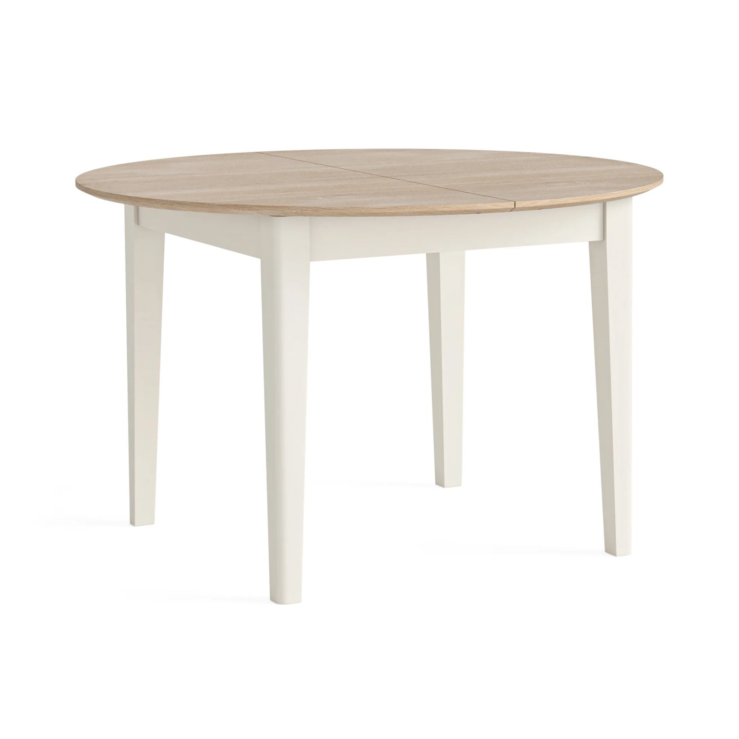 Marlow Round Extending Dining Table - Coconut Milk