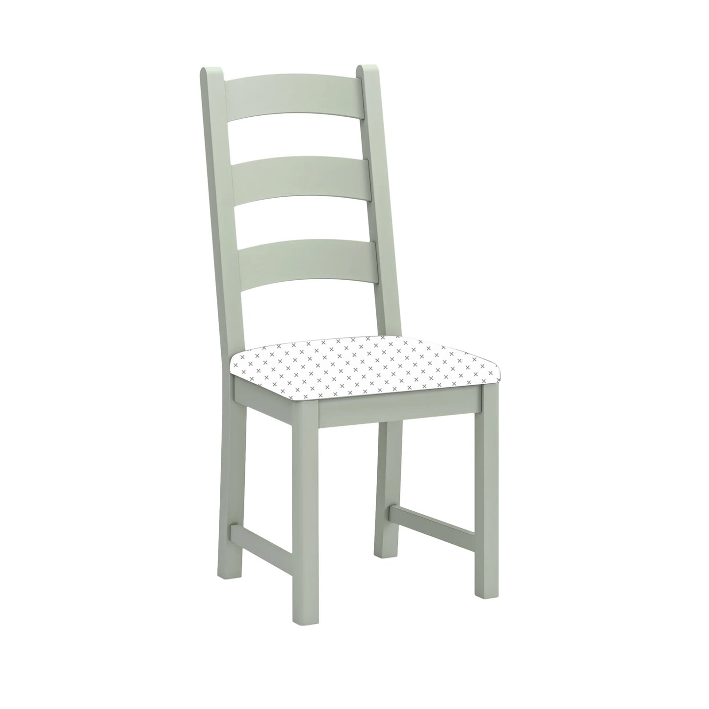 Salcombe Ladder Dining Chair - Sage - Multiple Cushion Options
