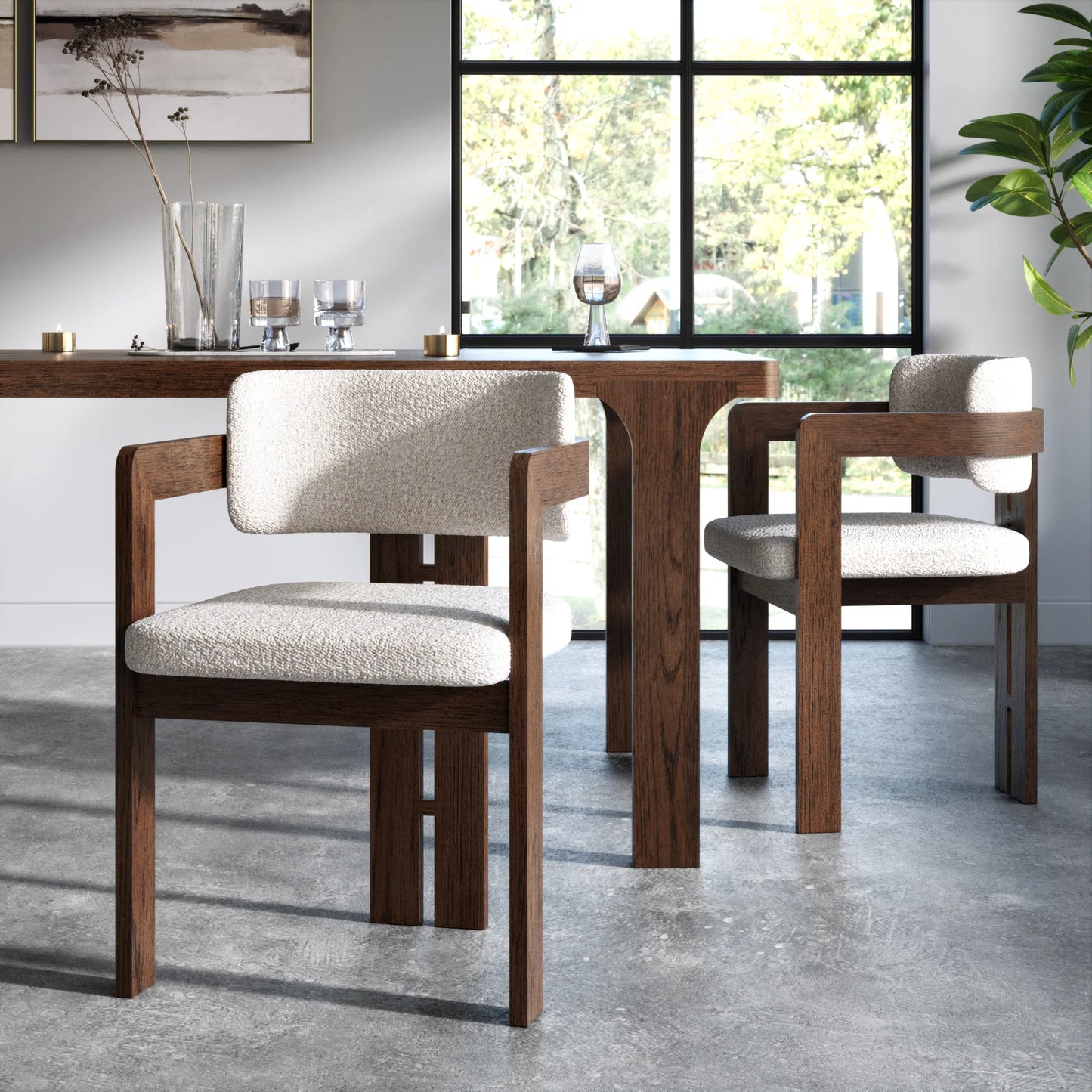 California Dining Chair - Dark Oak