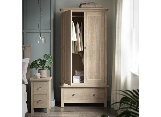 Modern Country Wardrobe - Oak - Multiple Sizes