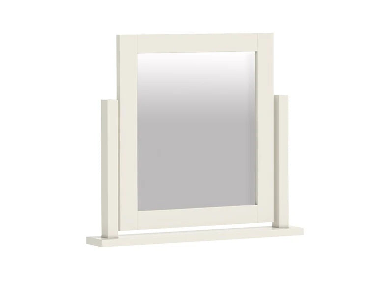 Modern Country Vanity Mirror - Coconut White