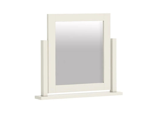 Modern Country Vanity Mirror - Coconut White