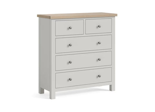 Modern Country 2 Over 3 Chest - Stone Grey