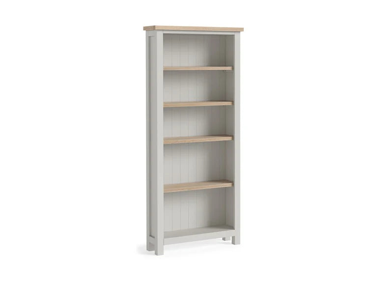 Modern Country Bookcase - Stone Grey - Multiple Sizes