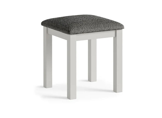 Modern Country Stool - Stone Grey