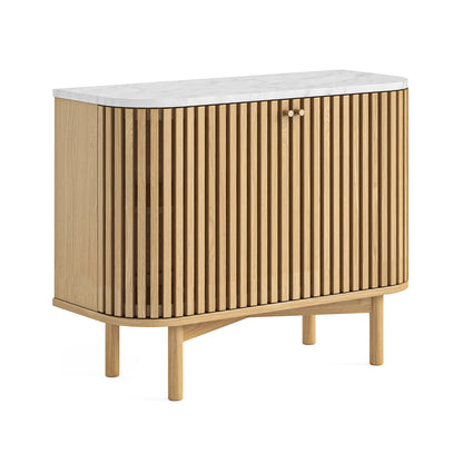 Soho Sideboard - Natural w/ Marble Top - Multiple Sizes