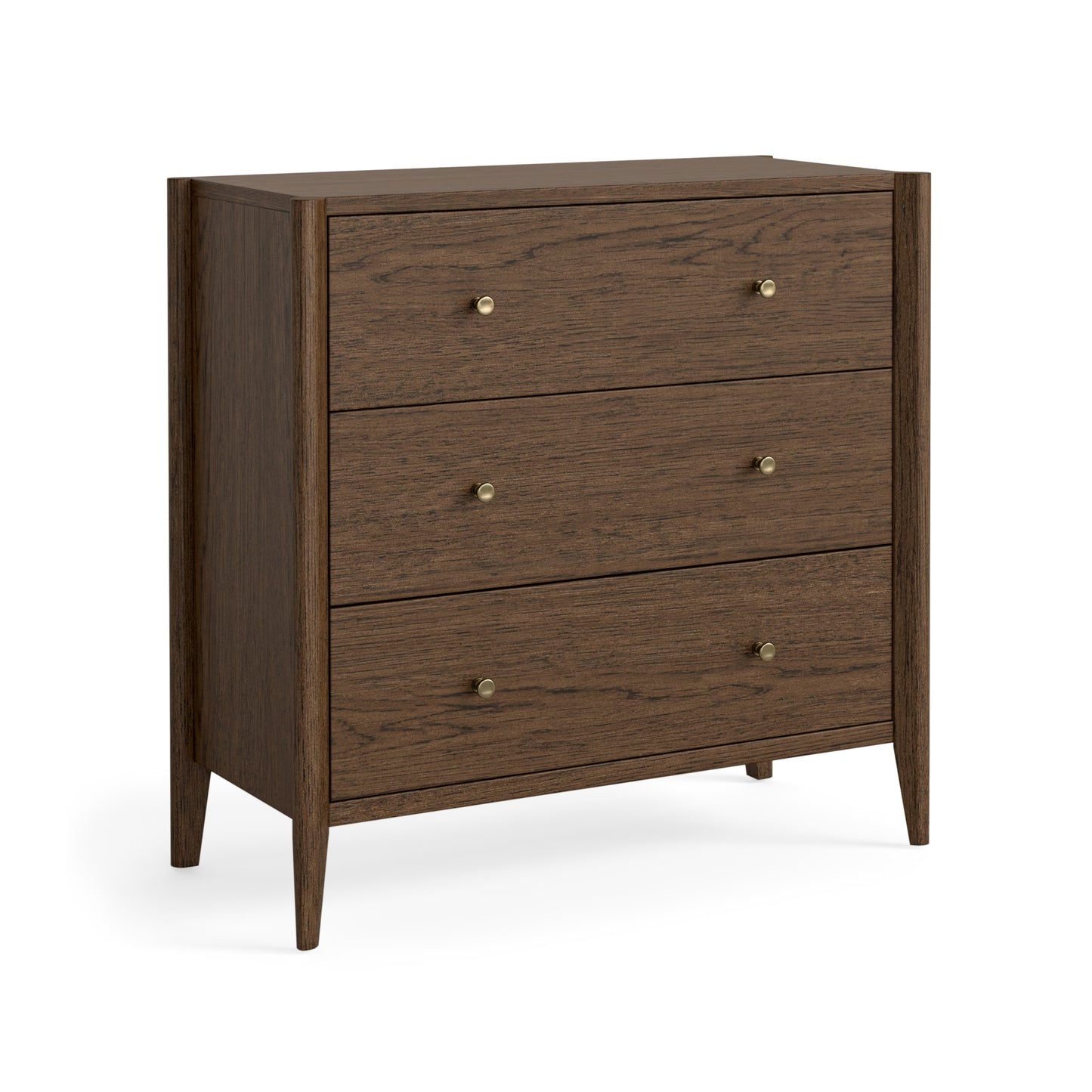 Paris 3 Drawer Chest - Brown