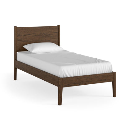 Paris Panelled Bed Frame - Brown - Multiple Sizes