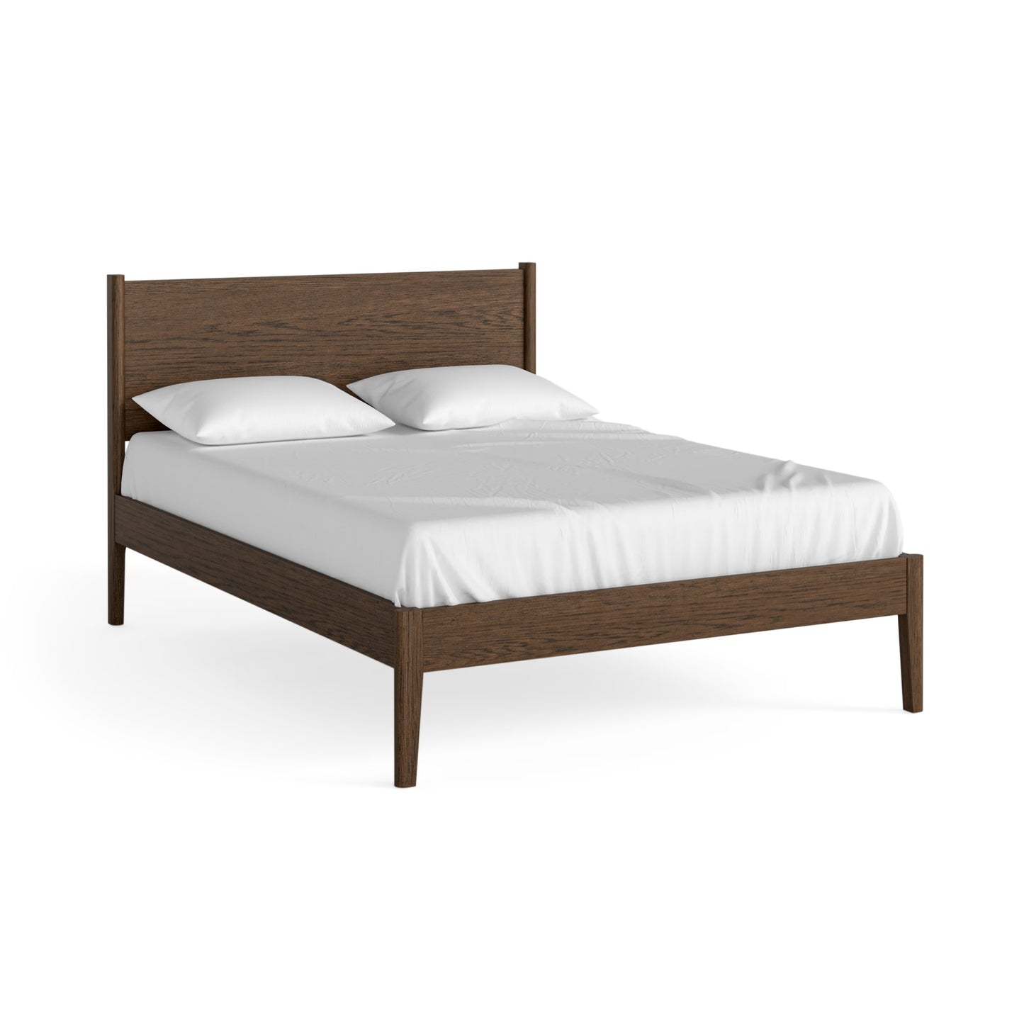 Paris Panelled Bed Frame - Brown - Multiple Sizes