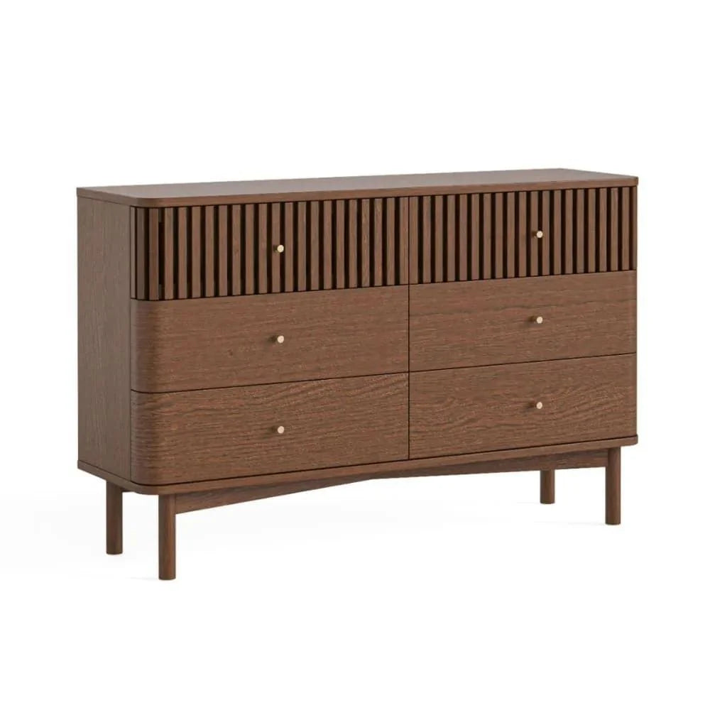 Soho 6 Drawer Chest - Brown
