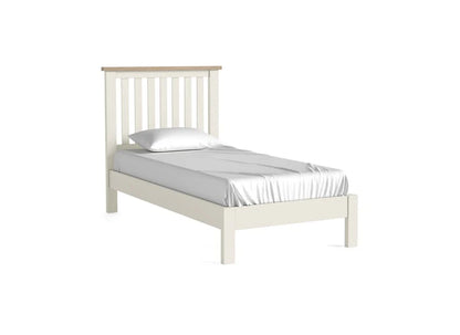 Modern Country Bed Frame - Coconut White - Multiple Sizes
