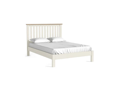 Modern Country Bed Frame - Coconut White - Multiple Sizes