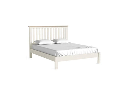 Modern Country Bed Frame - Coconut White - Multiple Sizes