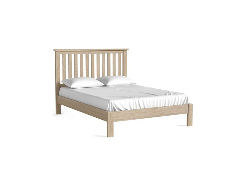 Modern Country Bed Frame - Oak - Multiple Sizes