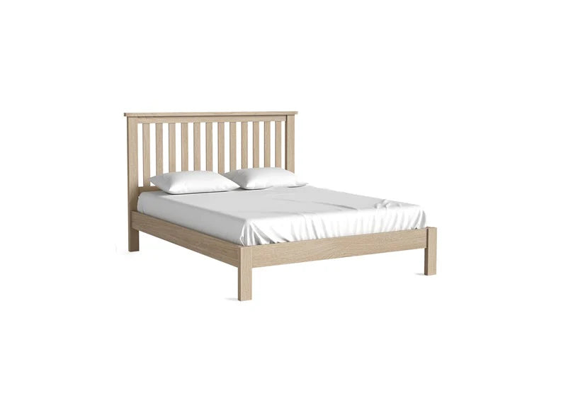 Modern Country Bed Frame - Oak - Multiple Sizes