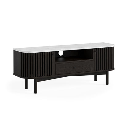 Soho TV Unit - Black w/ Marble Top - Multiple Sizes