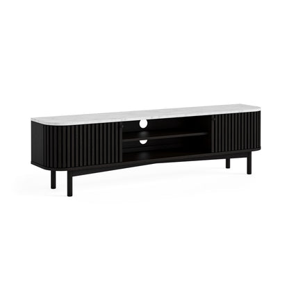 Soho TV Unit - Black w/ Marble Top - Multiple Sizes