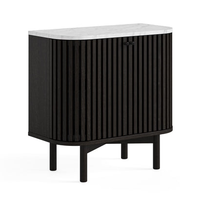 Soho Sideboard - Black w/ Marble Top - Multiple Sizes