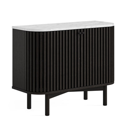 Soho Sideboard - Black w/ Marble Top - Multiple Sizes