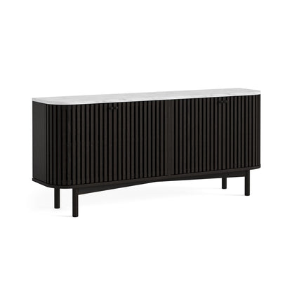 Soho Sideboard - Black w/ Marble Top - Multiple Sizes
