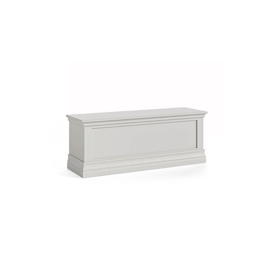 Burgundy Blanket Box - Grey