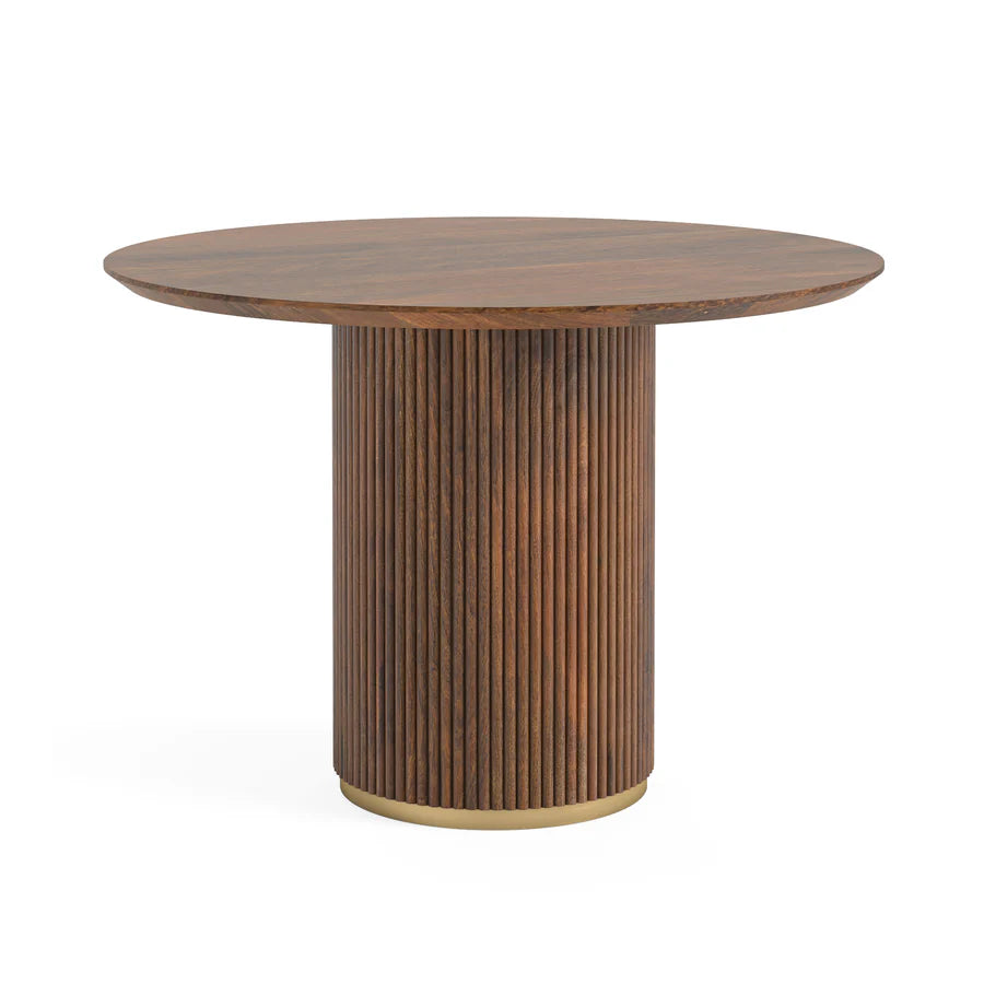 Harvard Round Dining Table - Walnut
