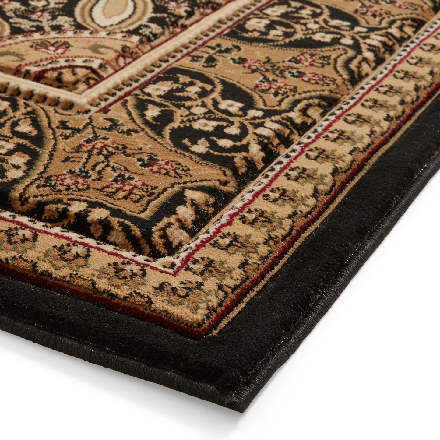 Heritage Rug - Black/Cream