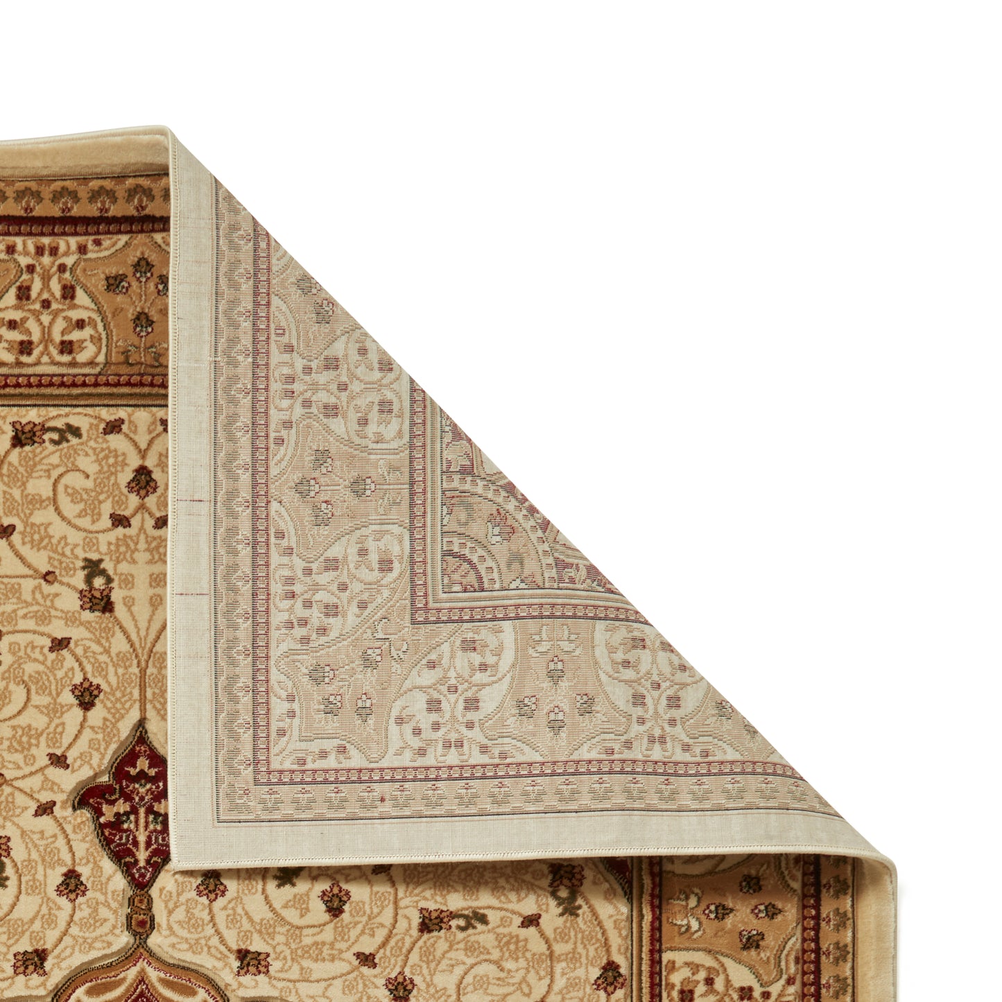 Heritage Rug - Cream/Red