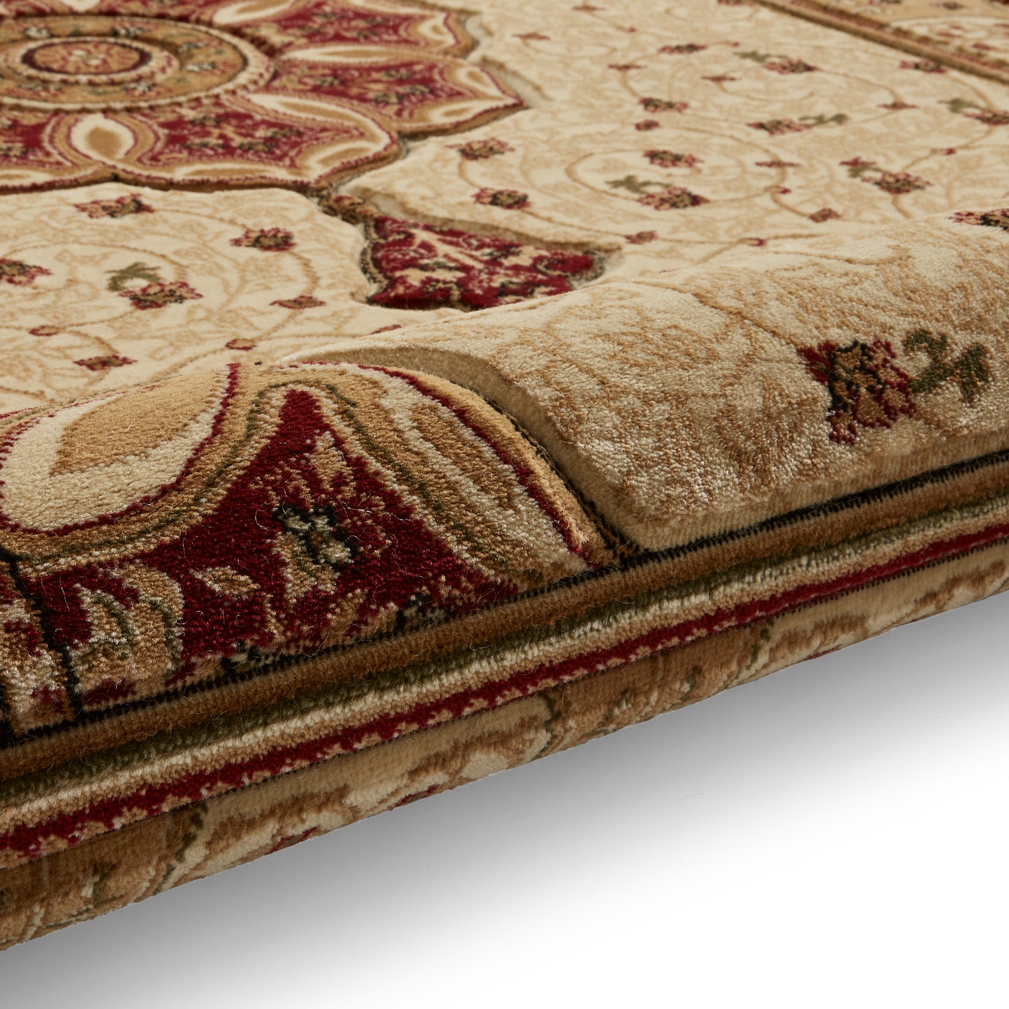 Heritage Rug - Cream/Red