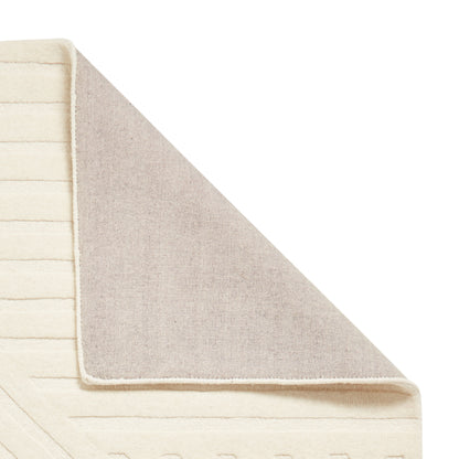 Hudson Bay Rug - Linear Pattern Cream