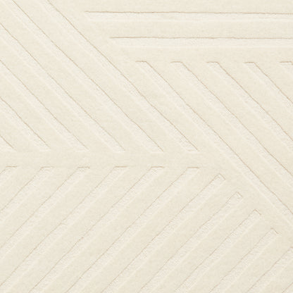 Hudson Bay Rug - Linear Pattern Cream