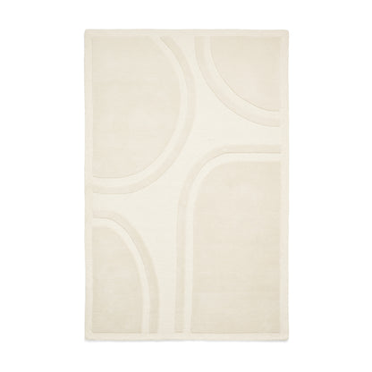 Hudson Bay Rug - Circular Pattern Cream