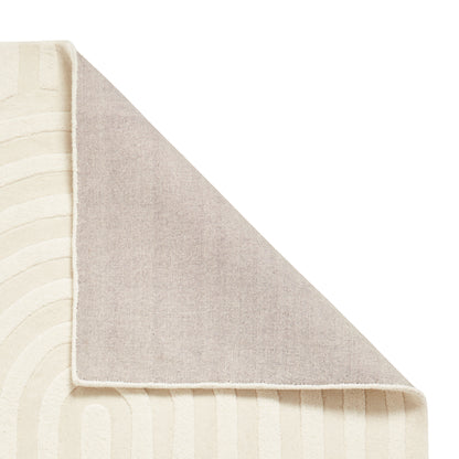 Hudson Bay Rug - Arched Stripe Pattern Cream